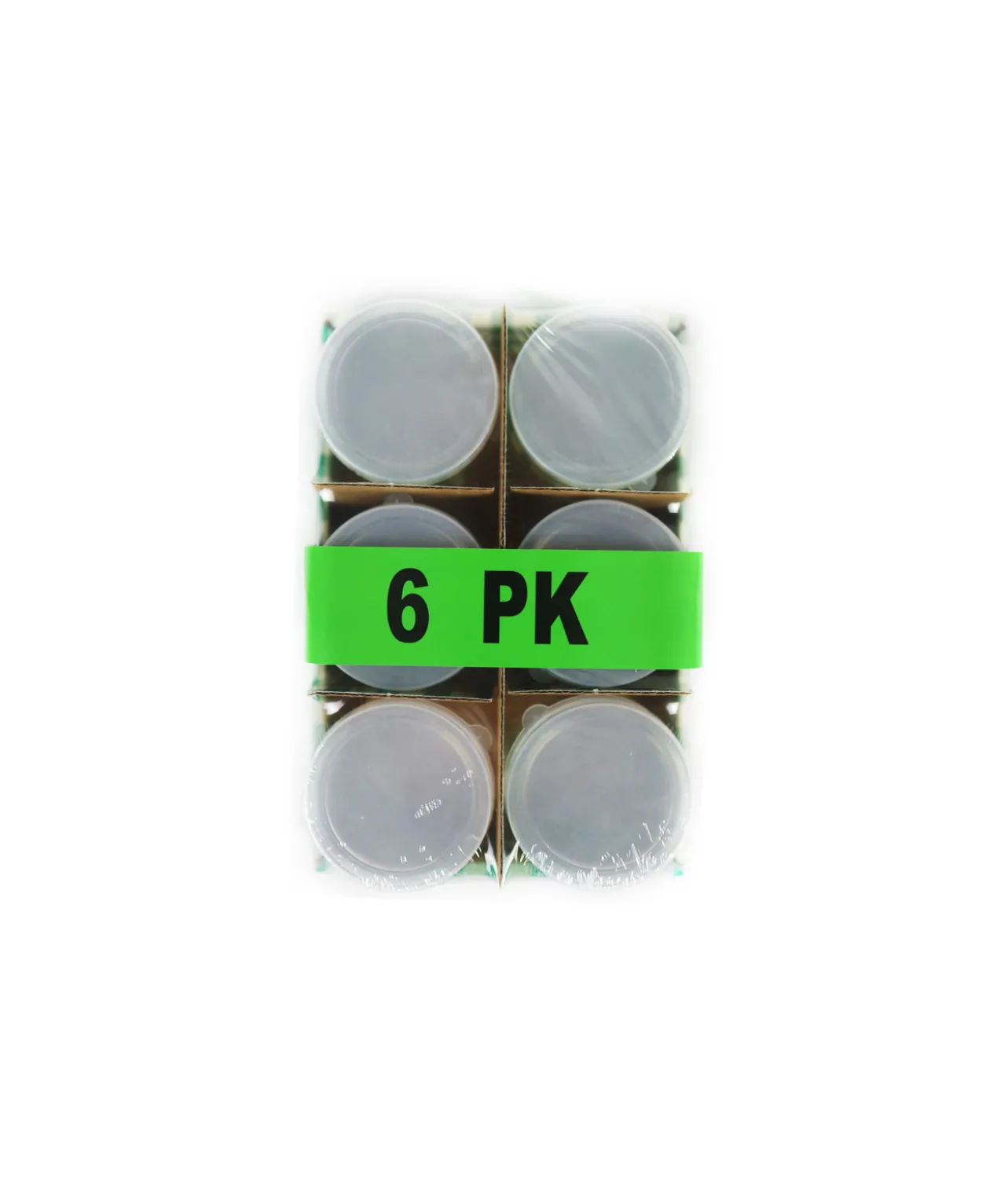 Glass Storage Jar with PE Lid 110ml 6pk