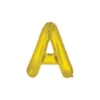 Gold Alphabet Foil Balloon Letter A