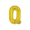 Gold Alphabet Foil Balloon Letter Q