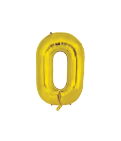 Gold Alphabet Foil Balloon Letter O