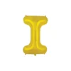 Gold Alphabet Foil Balloon Letter I