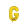 Gold Alphabet Foil Balloon Letter G