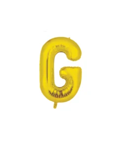 Gold Alphabet Foil Balloon Letter G