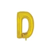 Gold Alphabet Foil Balloon Letter D