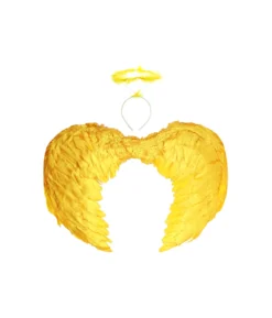Gold Angel Wings & Headband 80cm