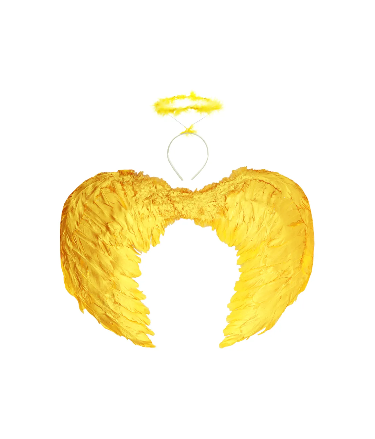Gold Angel Wings & Headband 80cm
