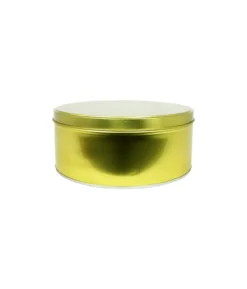 Gold Cake Tin Box 19.8cm