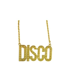 Gold Disco Necklace