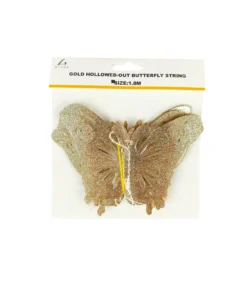 Golden Hollowed-out Butterfly String 1.8m