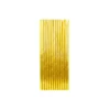Gold Foil Paper Straws 25pk