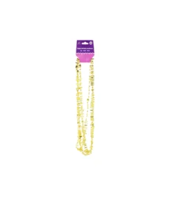 Gold Happy Birthday Necklaces 78cm 3pk