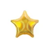 Gold Holo Glitter Star Foil Balloon 18in
