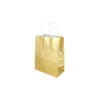 Gold Matte Small Paper Bags 21cm 4pk