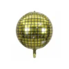 Gold Mirror Ball Foil Balloon 22in