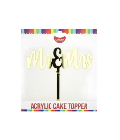Gold Mr & Mrs Acrylic