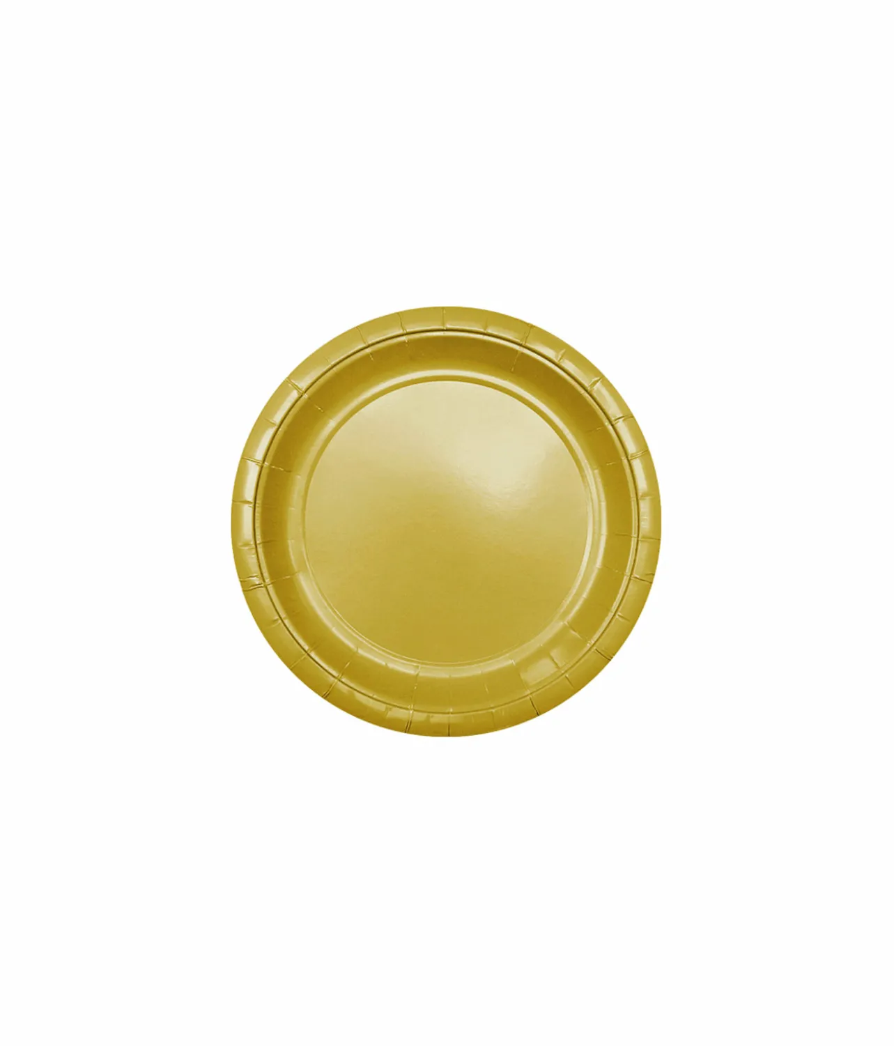 Gold Paper Plates 20x7in