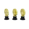 Gold Plastics Circle Trophy Set 3pcs