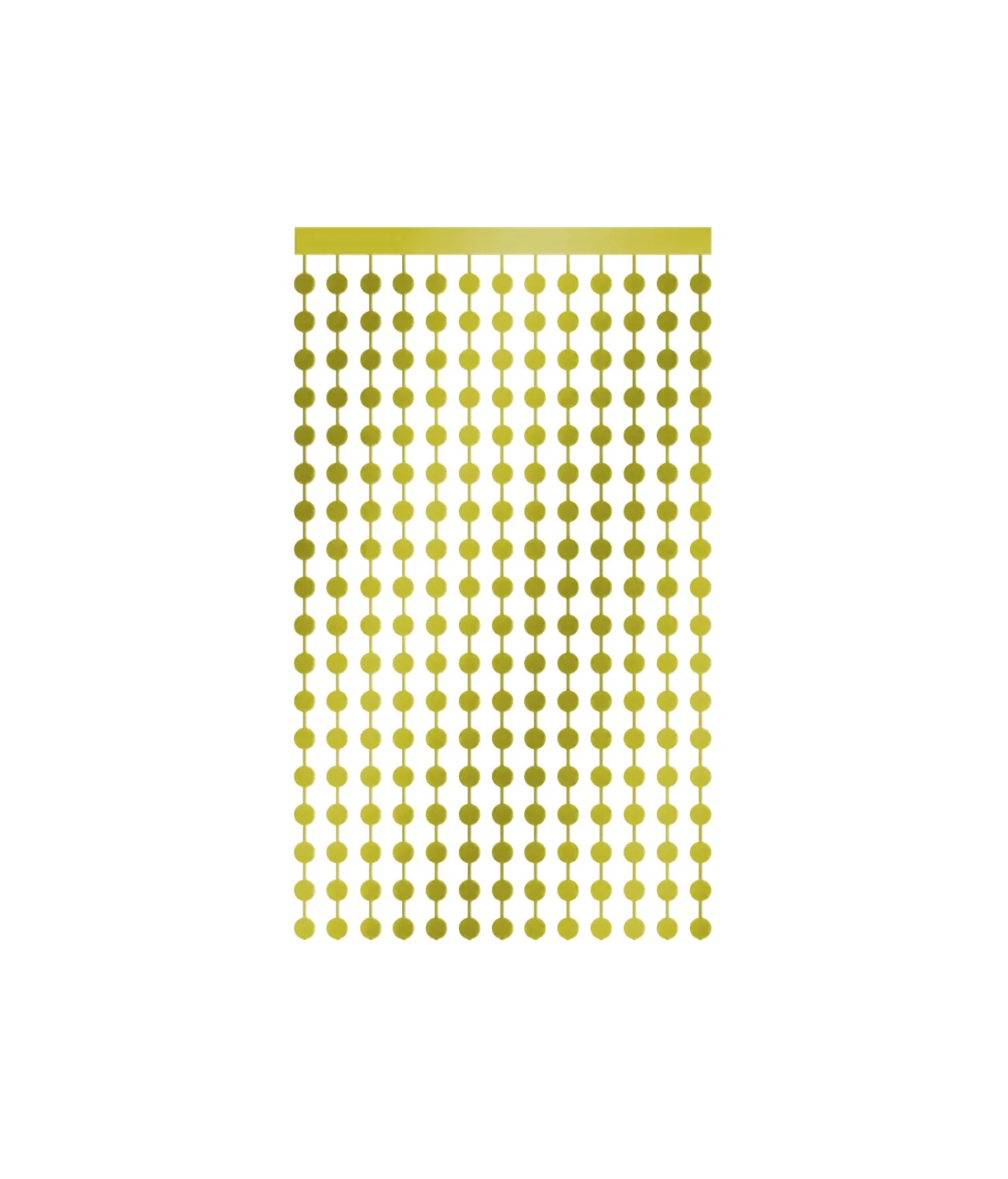 Gold Round Foil Backdrop 1x2m