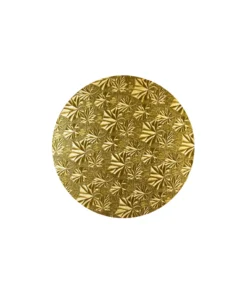 Gold Round Masonite Cake Board 8in