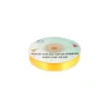 Gold Solid Colour Satin Ribbon 1cm