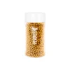 Gold Sugar Pearls 4mm 80g