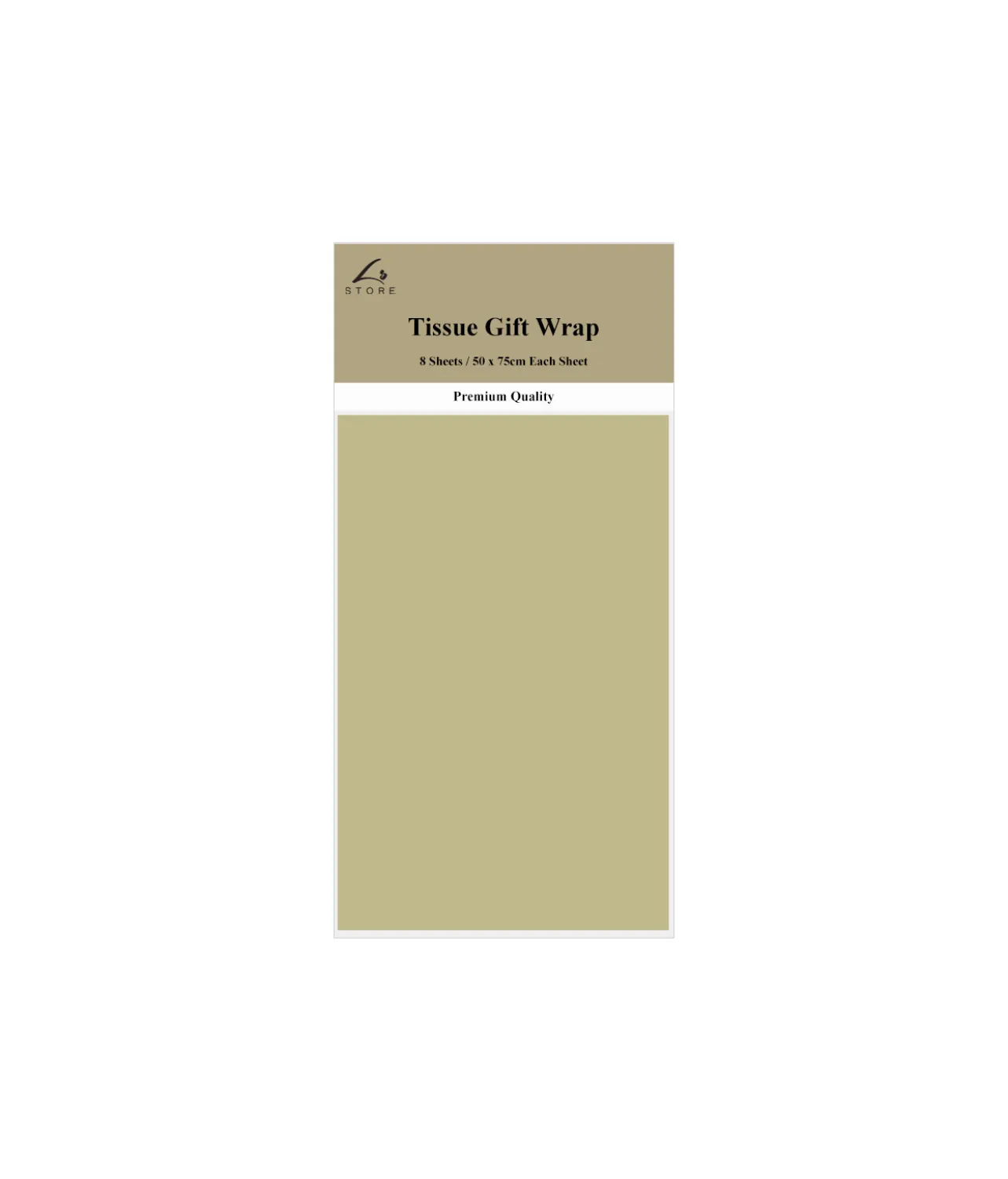 Gold Tissue Paper 8pk