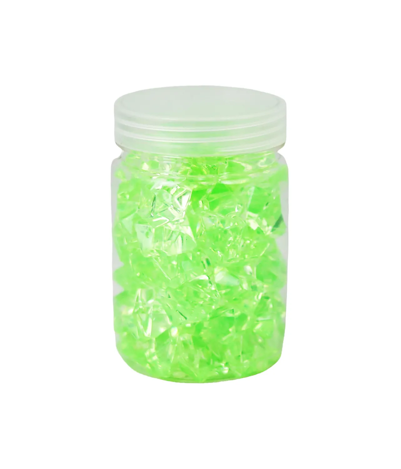 Green Big Crystal Plastic Stone 160g