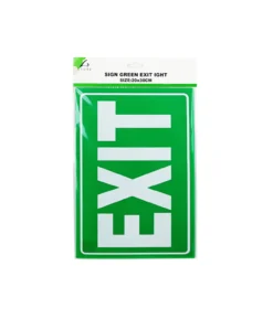 Green Exit Ight Sign 20x30cm