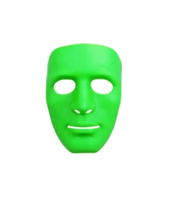 Green Full Face Plastic Mask