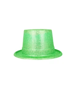 Green Glitter Top Hat