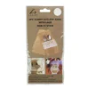 Gunny Cutlery Bags With Lace 11x21cm 3pc