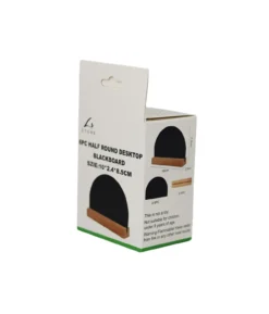 Half Round Desktop Blackboard 10×2.4×8.5cm 6pc