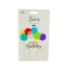 Happy Birthday Balloon Cake Topper 2pcs 15x12cm