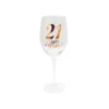 21 Happy Birthday Clear Stem Wine Glass
