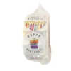 Happy Birthday Sticker Roll 2.5×2.5cm 500pc