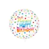 Happy Birthday Transparent Sphere Balloon 15in