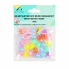 Heart and Star DIY Bead Ornament With White Rope 30g