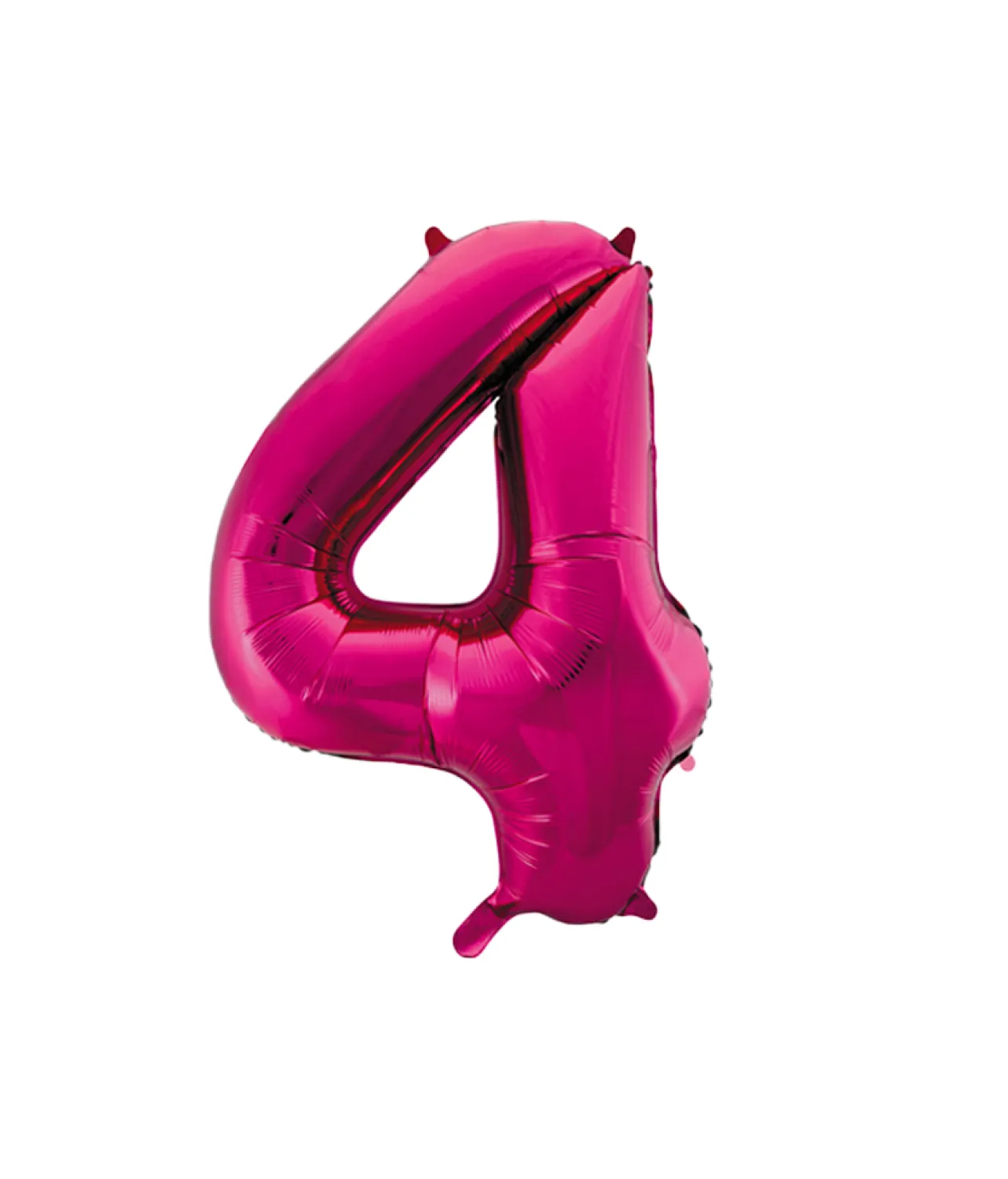 Hot Pink Foil Number Balloon 4