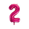 Hot Pink Foil Number Balloon 2