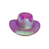 Hot Pink Iridescent Cowboy Hat