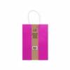 Hot Pink Medium Paper Bag 3pcs
