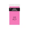 Hot Pink Plastic Tablecover 137x274cm
