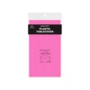 Hot Pink Round Plastic Tablecover 213x213cm