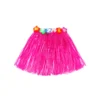 Hot Pink Short Hula Skirt 40cm