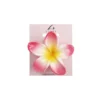 Hot Pink & Yellow Frangipani Hair Claw Clip 1pc