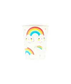 Iridescent Rainbow Paper Cups 12pc 9oz