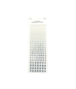 Iridescent Round Rhinestone Stickers