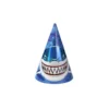 Iridescent Shark Paper Hats 12pk