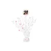 Iridescent 21st Birthday Table Centerpiece