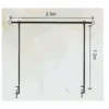 Iron Adjustable Table Arch Bracket 2.5×1.2m